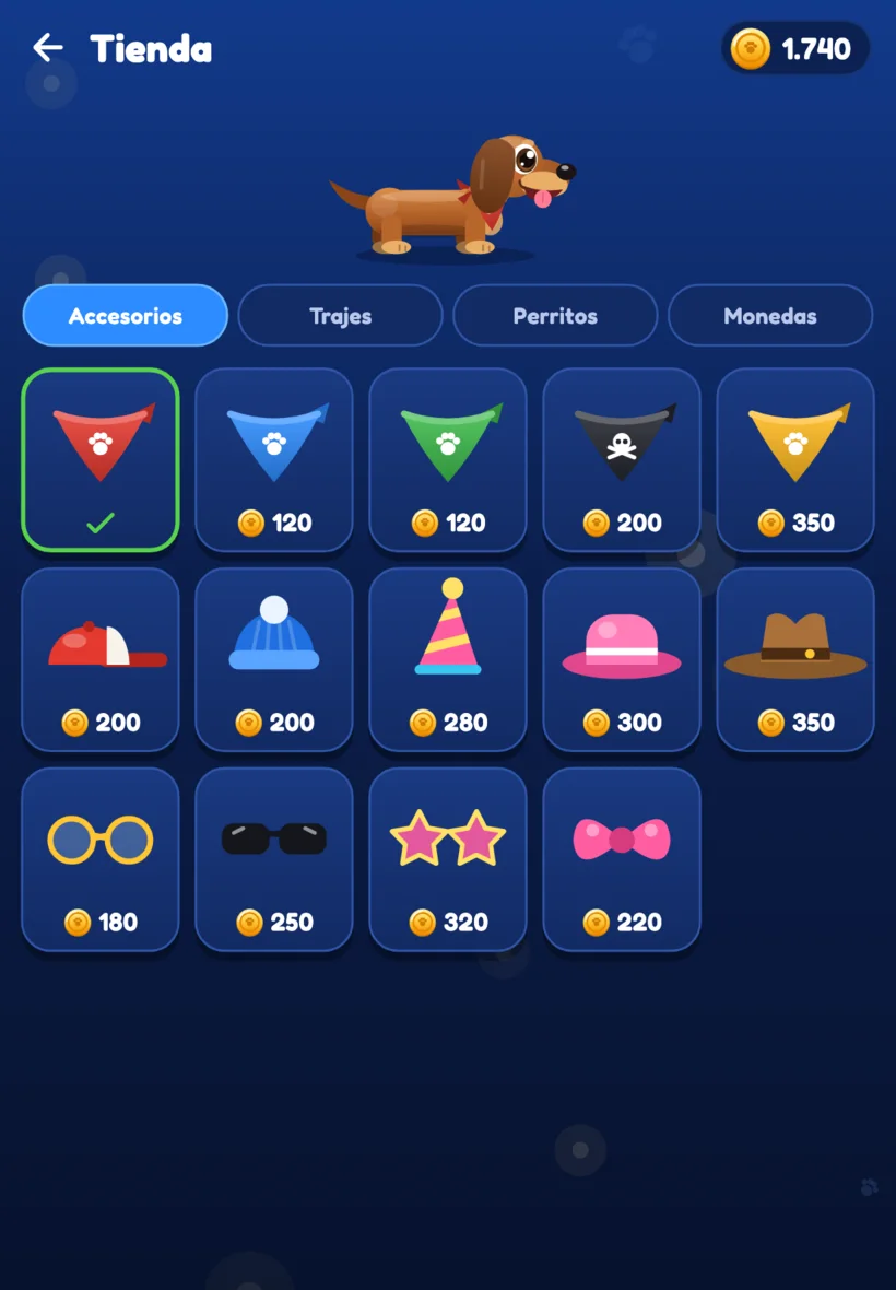 Tienda en tableta